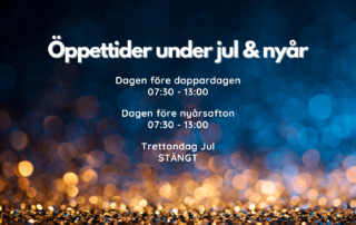 god jul och gott nytt år 2024 öppettider julhelger kylkontroll göteborg