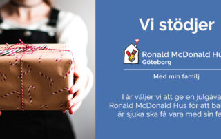julgåva 2024 ronald mcdonald hus göteborg silvias barnsjukhus kylkontroll ger julgåva till ronald mcdonald hus göteborg